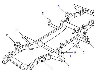 C02035 REPLACEMENT OUTRIGGERS  Defender (L316)