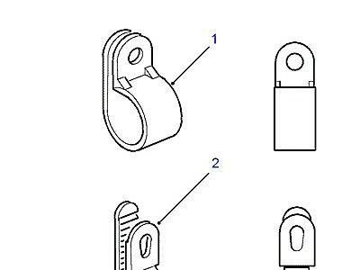 D03005 CABLE CLIPS  Defender (L316)