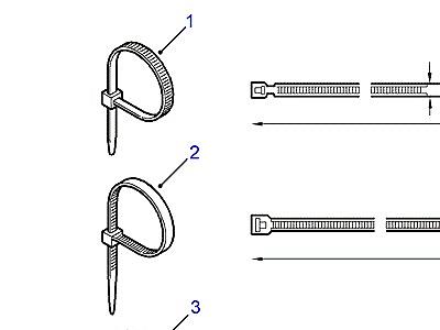 D03020 CABLE TIES  Defender (L316)