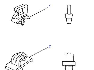 D03030 CLIPS-PANEL & EDGE  Defender (L316)