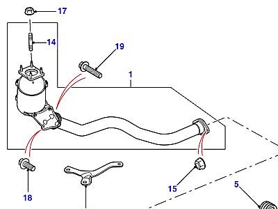 H01010 СИСТЕМА ВЫПУСКА  Defender (L316)