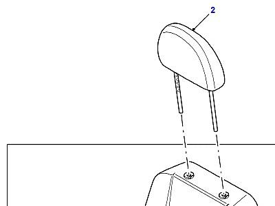 N02005 FRONT SEAT - WITH HEADRESTRAINT  Defender (L316)