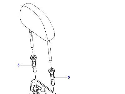 N02015 СПИНКА ПЕРЕДНЕГО СИДЕНЬЯ  Defender (L316)