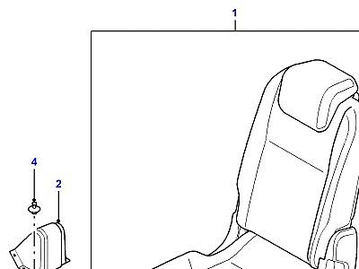 N02045 ЗАДНЕЕ СИДЕНЬЕ  Defender (L316)