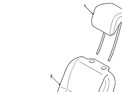 N02050 ОБИВКА ЗАДНИХ СИДЕНИЙ  Defender (L316)