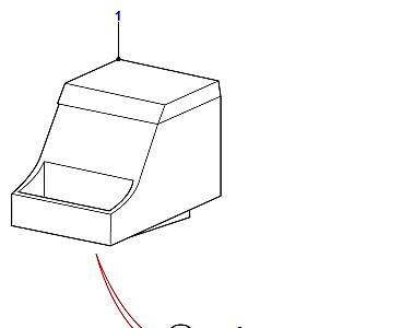 O03020 CUBBY BOX  Defender (L316)