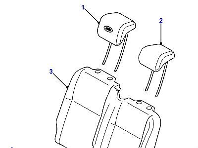 O03050 MIDDLE ROW SEATS  Defender (L316)