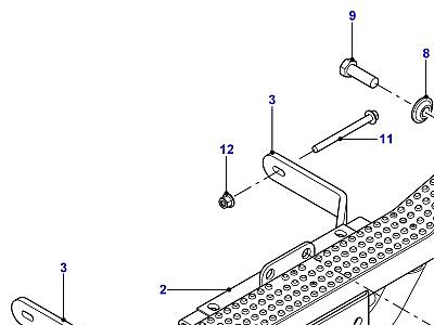 O03060 REAR TOWING STEP  Defender (L316)