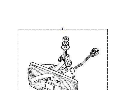 A01005 AUXILIARY LIGHTING-FOG LAMPS  Defender (L316)