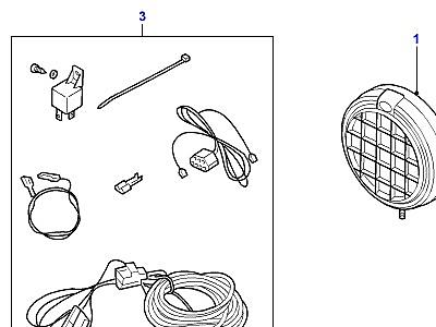 A01015 AUXILIARY LIGHTING-SAFARI LAMPS  Defender (L316)