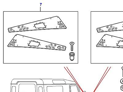 A01030 CHEQUER PLATES  Defender (L316)