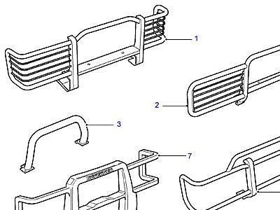 A01090 NUDGE BARS  Defender (L316)