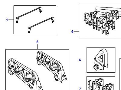 A01110 ROOF BARS & ROOF EQUIPMENT  Defender (L316)