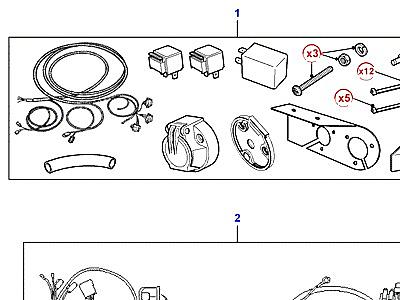 A01160 TOWING ELECTRICS KITS  Defender (L316)