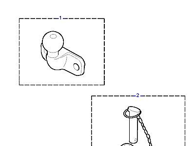 A01200 TOWING EQUIPMENT-TOW BALL ASSEMBLIES  Defender (L316)