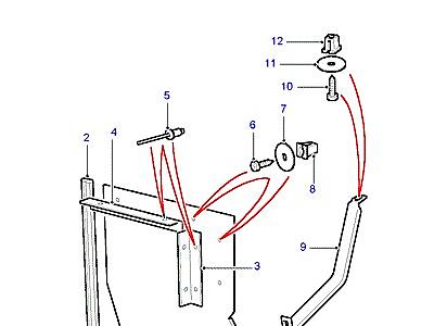 A01255 WHEELGUARDS - TYPE B  Defender (L316)