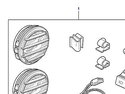 A01270 DRIVING LAMPS - ACCESSORY  Defender (L316)