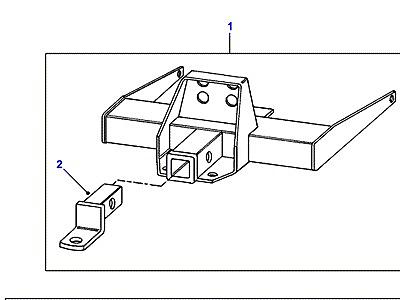 A01305 БУКСИРОВОЧНАЯ БАЛКА  Defender (L316)