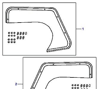 A01320 WEATHERSHIELDS  Defender (L316)