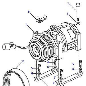 A01325 КОМПРЕССОР КОНДИЦИОНИРОВ. ВОЗДУХА  Defender (L316)