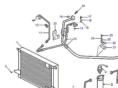 A01330 СИСТЕМА КОНДИЦИОНИРОВАНИЯ - CONDENSER  Defender (L316)