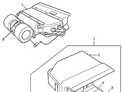 A01335 СИСТЕМА КОНДИЦИОНИРОВАНИЯ - EVAPORATOR  Defender (L316)