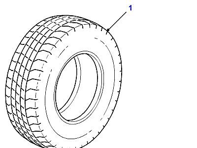 A01345 TYRES  Defender (L316)