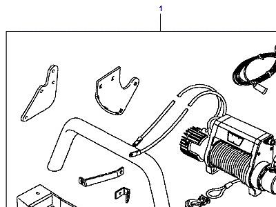 A01380 WINCH В СБОРЕ  Defender (L316)