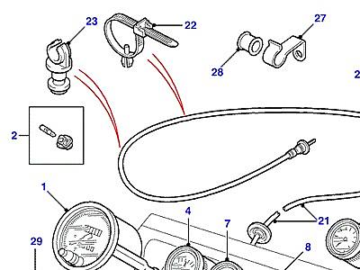 D07010 INSTRUMENTS  Defender (L316)