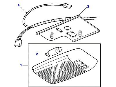 D08045 INTERIOR LAMPS-FROM (V) MA939976  Defender (L316)