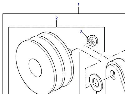 G07005 AIR CON IDLER PULLEY  Defender (L316)