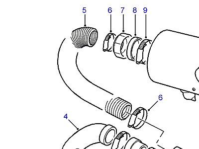 I02065 AIR INLETS - SU CARB  Defender (L316)