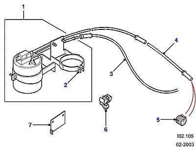 I02105 EVAP LOSS CONTROL SYSTEM  Defender (L316)