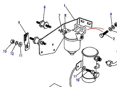 I02130 EXTERNAL FUEL PUMP MOUNTINGS  Defender (L316)