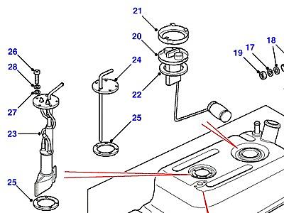 I02135 EXTRA FUEL TANK-PICK UP  Defender (L316)