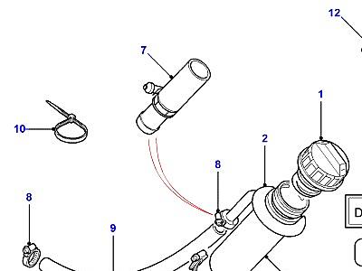 I02155 FUEL FILLER-FROM (V) XA159807  Defender (L316)