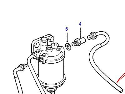 I02180 FUEL FILTER PIPES  Defender (L316)