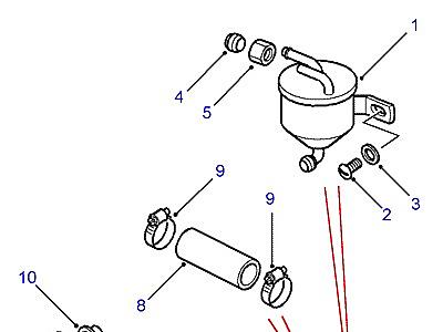 I02205 FUEL PIPES  Defender (L316)