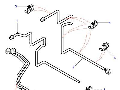 I02245 FUEL PIPES  Defender (L316)