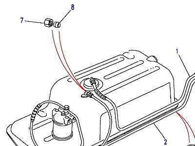 I02255 FUEL PIPES - WITH SEDIMENTOR  Defender (L316)