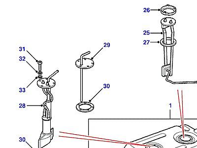 I02275 FUEL TANK PUMP AND MOUNTINGS  Defender (L316)