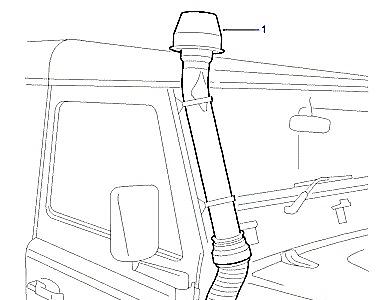 I02295 RAISED AIR INTAKE  Defender (L316)