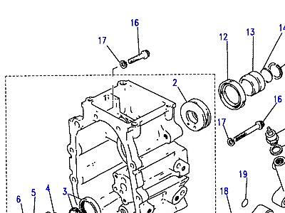 J01020 EXTENSION CASE & OIL PUMP FROM SUFFIX G  Defender (L316)