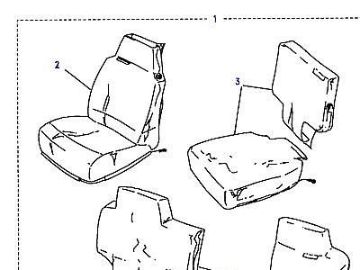 A01145 SEAT COVERS-INTERIOR PROTECTION  Discovery 1 (L25)