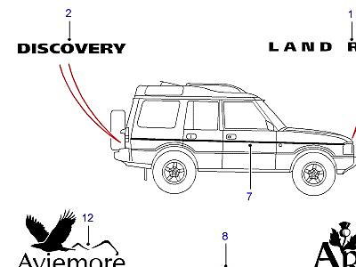 C01010 BODY TAPES  Discovery 1 (L25)