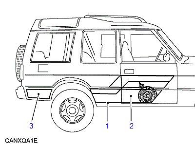 C01020 BODY TAPES  Discovery 1 (L25)