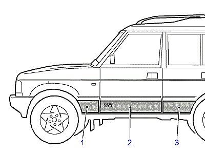 C01050 BODY TAPES-XS 1996  Discovery 1 (L25)