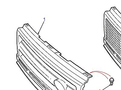 C01145 GRILLE & HEADLAMP SURROUND  Discovery 1 (L25)