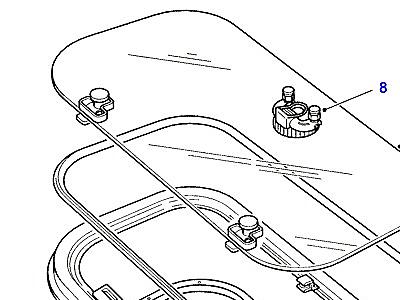 C01265 SUNROOF В СБОРЕ FRONT  Discovery 1 (L25)