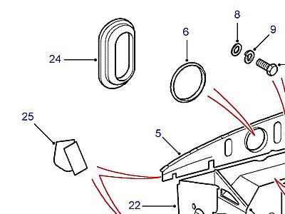 C01280 WHEELARCH & VALANCE  Discovery 1 (L25)